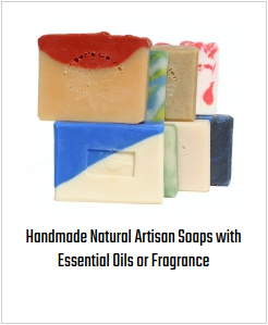 Handmade Natural Artisan Soaps with Essential Oils or Fragrance