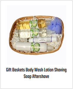Gift Baskets Body Wash Lotion Shaving Soap Aftershave